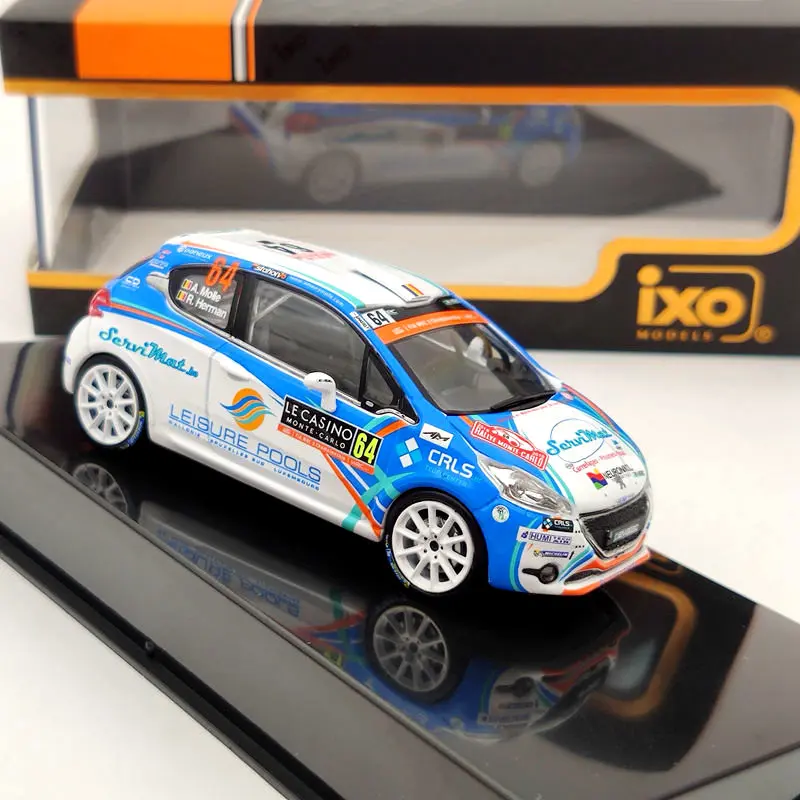 IXO 1/43 для P ~ 208 R2 #64 Rallye Monte Carlo 2018 RAM560 литье под давлением модель Ограниченная серия|