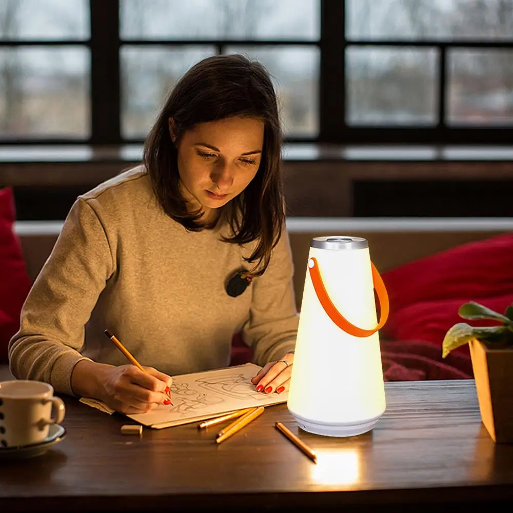 

USB Touch Dimmable Lamp Desk LED Light Switch LED Night Light Reading Home Tent Lantern Bedroom