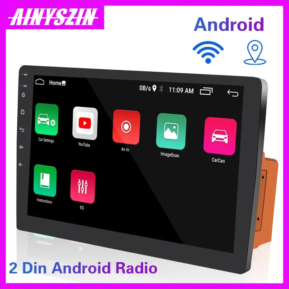 

Автомагнитола 2 Din, 10 дюймов, Android 8,1, Wi-Fi, Bluetooth, сенсорный экран