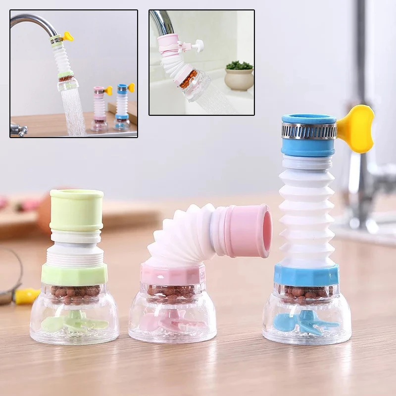 Подвижный кухонный кран с насадкой для душа фильтр водо-поворотный дома кухонные