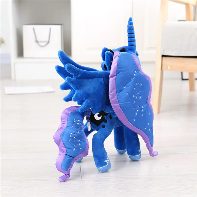 

3Pcs/Lot Wholesale 1Pcs 30CM Anime Unicorn Horse Princess Luna Cartoon Figure Plush Doll Stuffed Animals Kids Toys