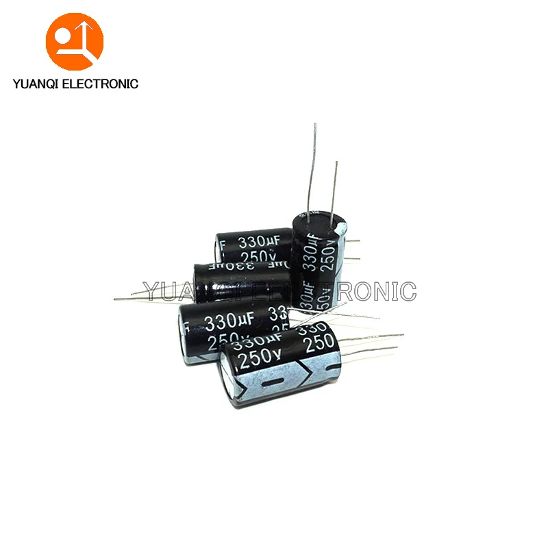 

250V Aluminum Electrolytic Capacitor 1UF 2.2UF 3.3UF 4.7UF 10UF 22UF 33UF 47UF 100UF 220UF 330UF