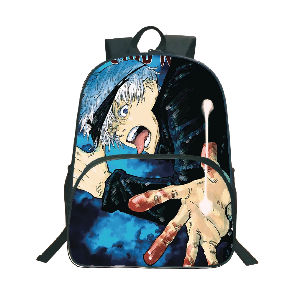 

Школьный ранец для мальчиков, японское аниме ююютсу кайсен с 3D принтом, дорожные сумки на молнии, сумки для книг, 16 дюймов