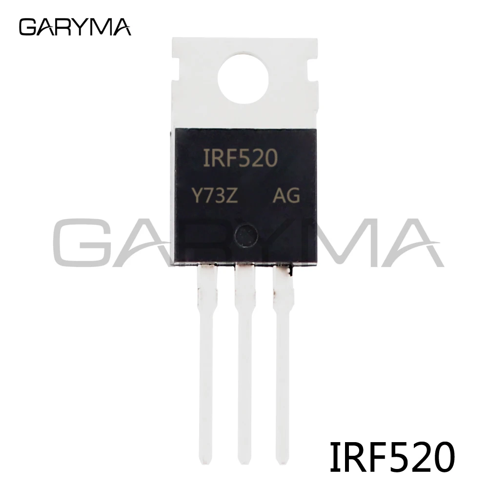 10 шт IRF520 N-Channel Power MOSFET TO-220 | Электронные компоненты и принадлежности