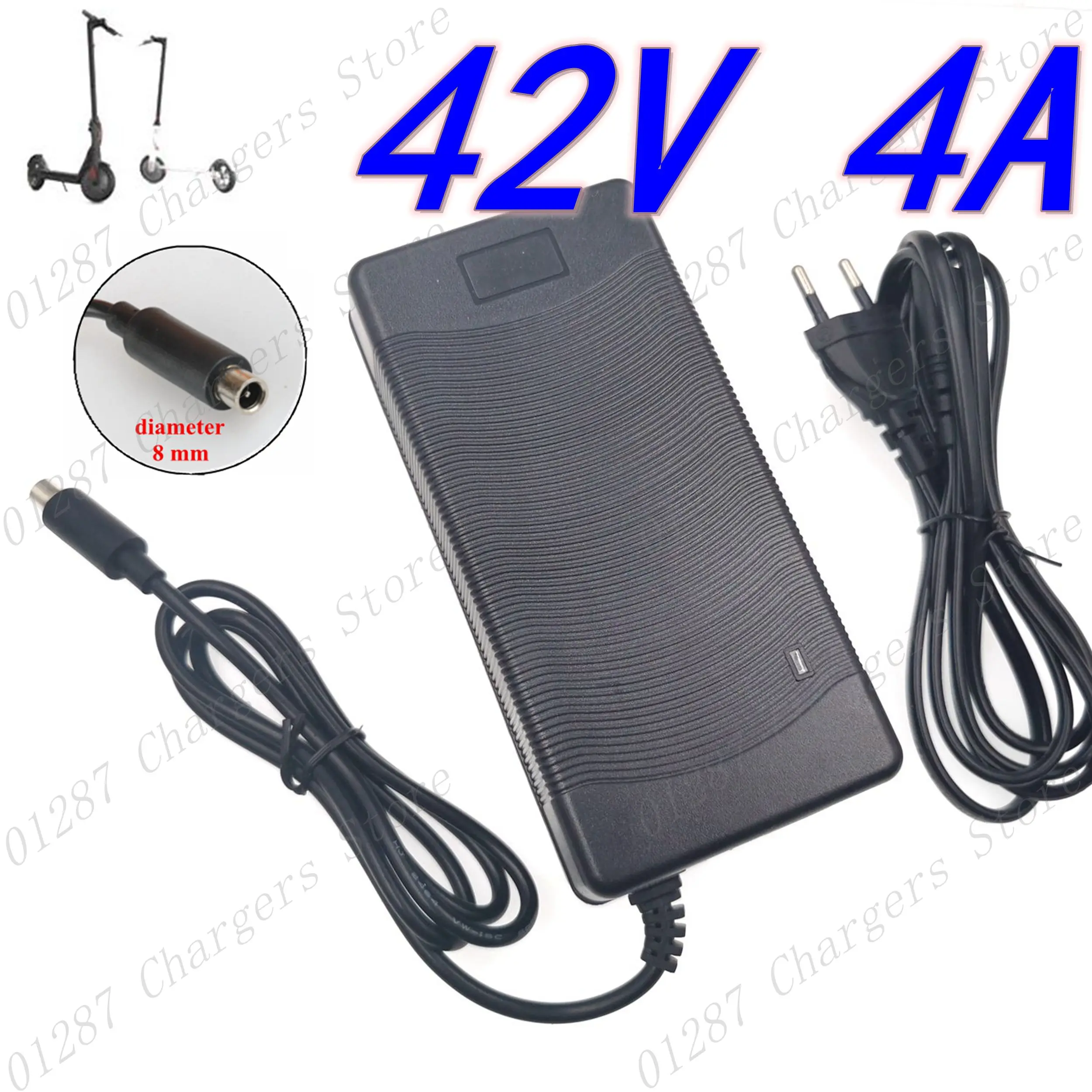 

42V 4A Scooter charger Battery Power Supply Adapters Use For Mijia M365 Electric Scooter Skateboard Accessories