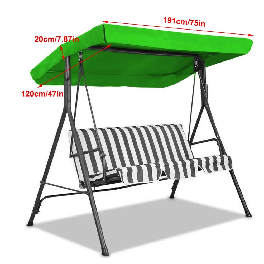 

Outdoor Swing Cover Waterproof Replacement Canopy Top Outdoor Swing Canopy Cover For Porch Patio Garden