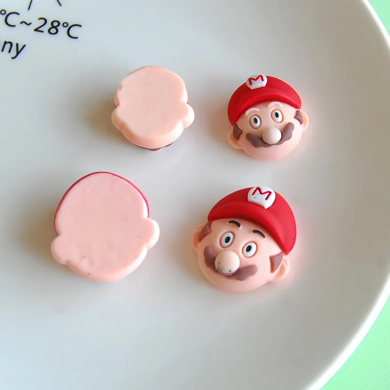 10 шт./лот кабошон из смолы с плоской задней поверхностью чехол для телефона