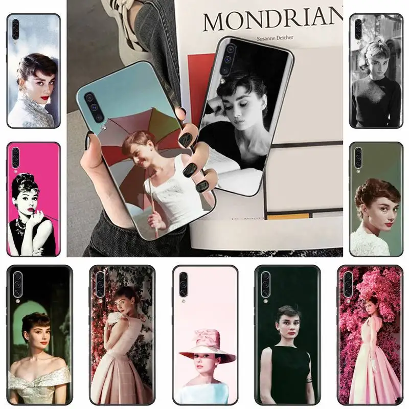 

Audrey Hepburn famous actors Phone Case For Samsung galaxy A S note 10 7 8 9 20 30 31 40 50 51 70 71 21 s ultra plus