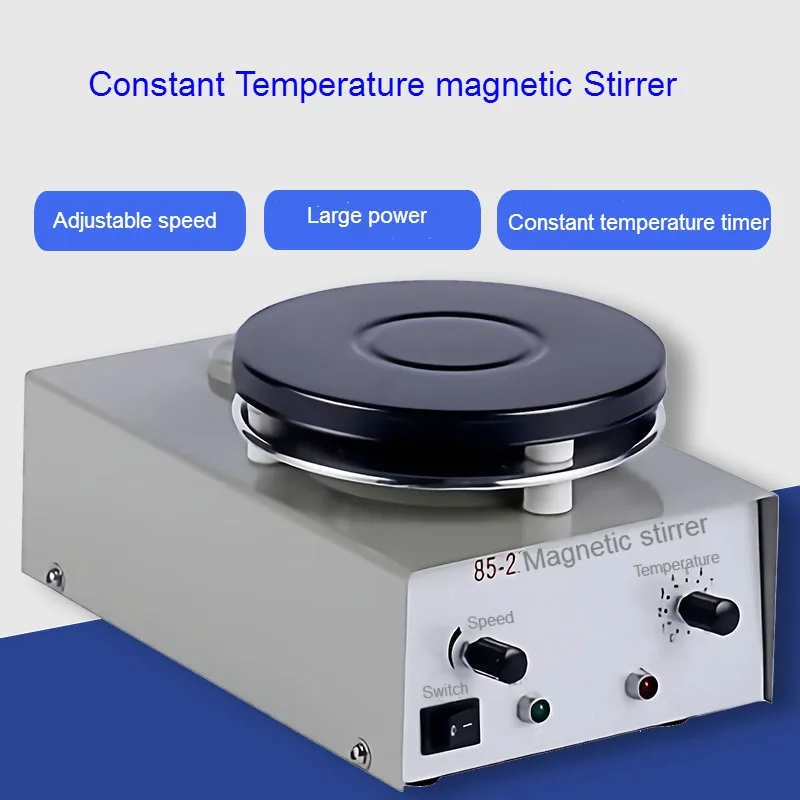 

Magnetic Stirrer Constant Temperature Stainless Steel Black Coated Hotplate Max. Stirring capacity (H2O) 10000mL Speed 0-2000rpm