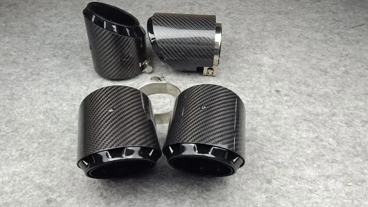 

1 Piece Carbon Fiber Exhaust Pipe For F87 M2 F80 M3 F82 F83 M4 F90 M5 M Performance Car Accessories Stainless Steel Muffler tip