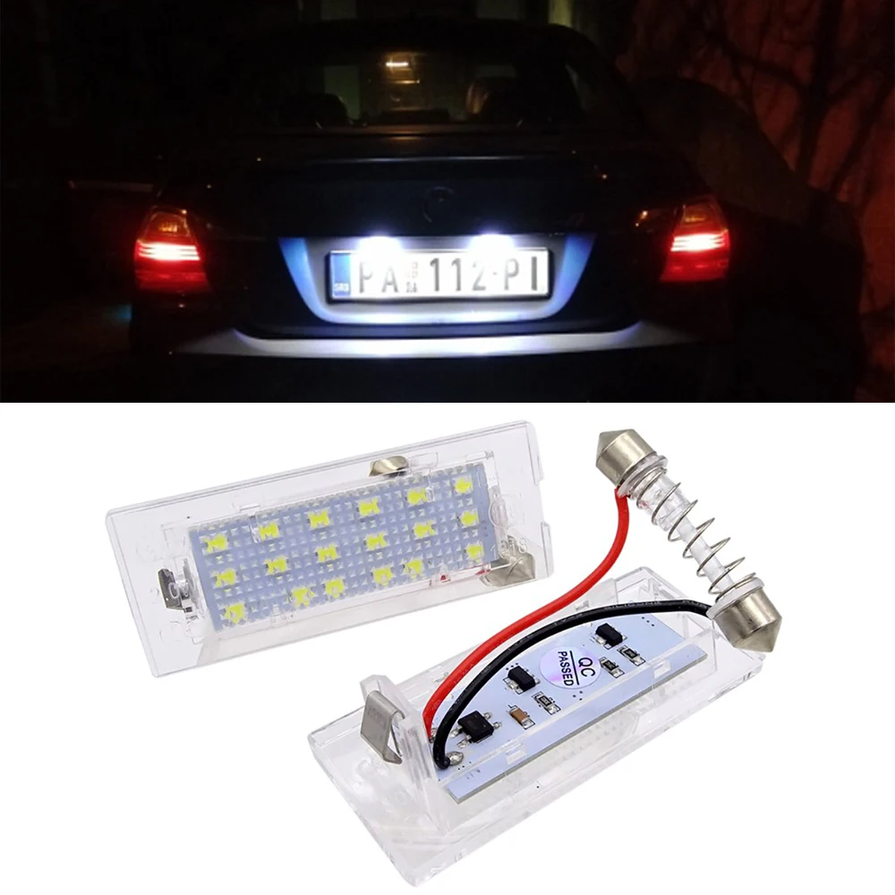 2 шт. для BMW X5 E53 99 06 X3 E83 03 10 DXY88 светодиодный номерной знак автомобиля лампа