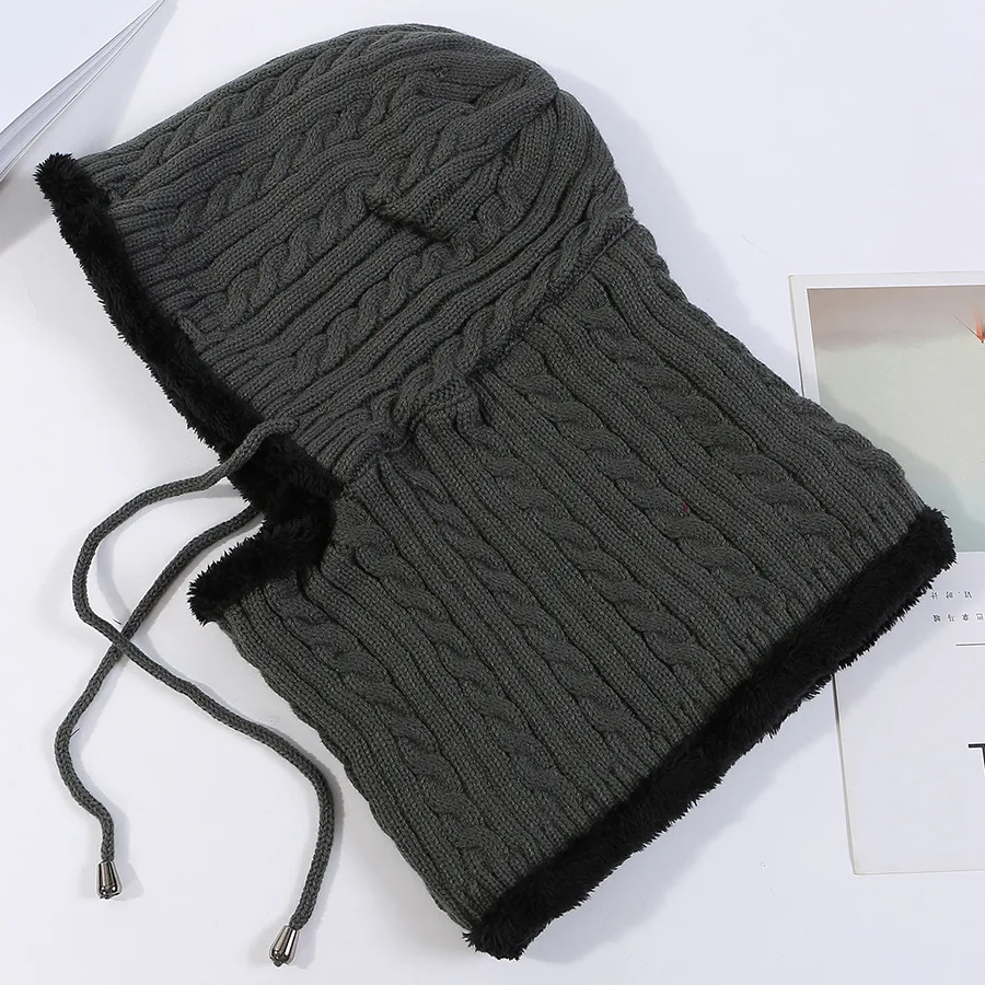 OZyc новая зимняя вязаная шапка шарф для женщин Skullies Beanies Зимние шапки для мужчин и женщин теплая маска Толстая шапка для девочек Женская шапка бини