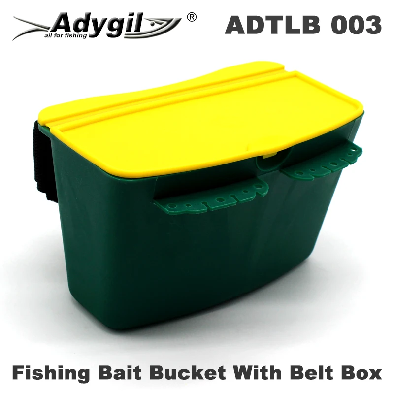 

Adygil Fishing Bait Bucket With Belt Box