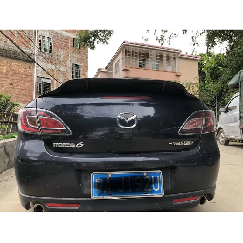 Для Mazda 6 спойлер R Стиль 2009-2013 Mazda 6 спойлер качественный материал из углеродного волокна и frp праймер