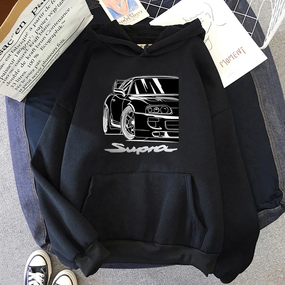 

Spring Japan Anime Men Hoodies Initial D Hoodie Car Print Hoody Harajuku Casual Sweatshirt Loose Fit fashion hip hop Streetwear