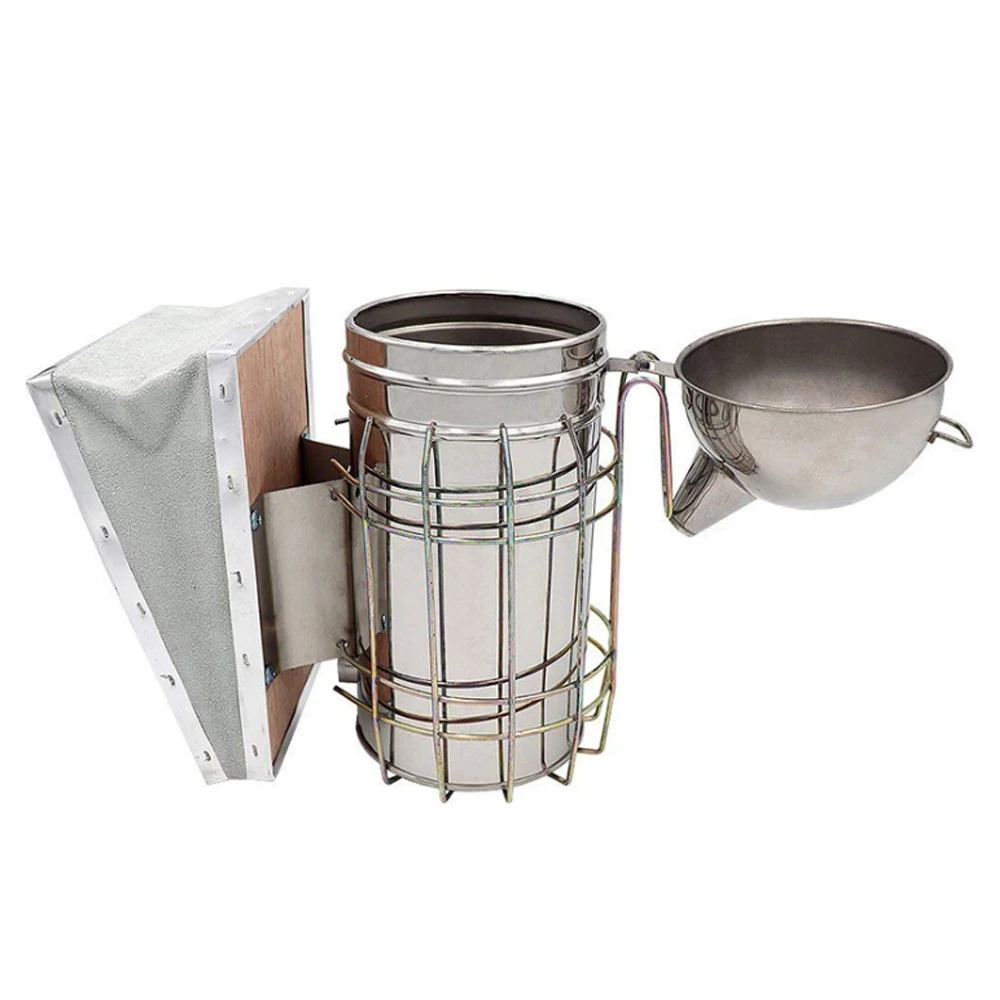 1 шт. из нержавеющей стали для пчеловодства курильщик круглая головка привод