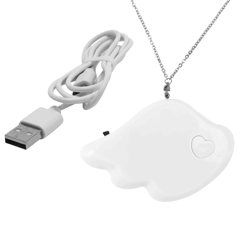 

SANQ Personal Wearable Air Purifier Necklace USB Mini Portable Air Freshner Ionizer Negative Ion Generator for Home