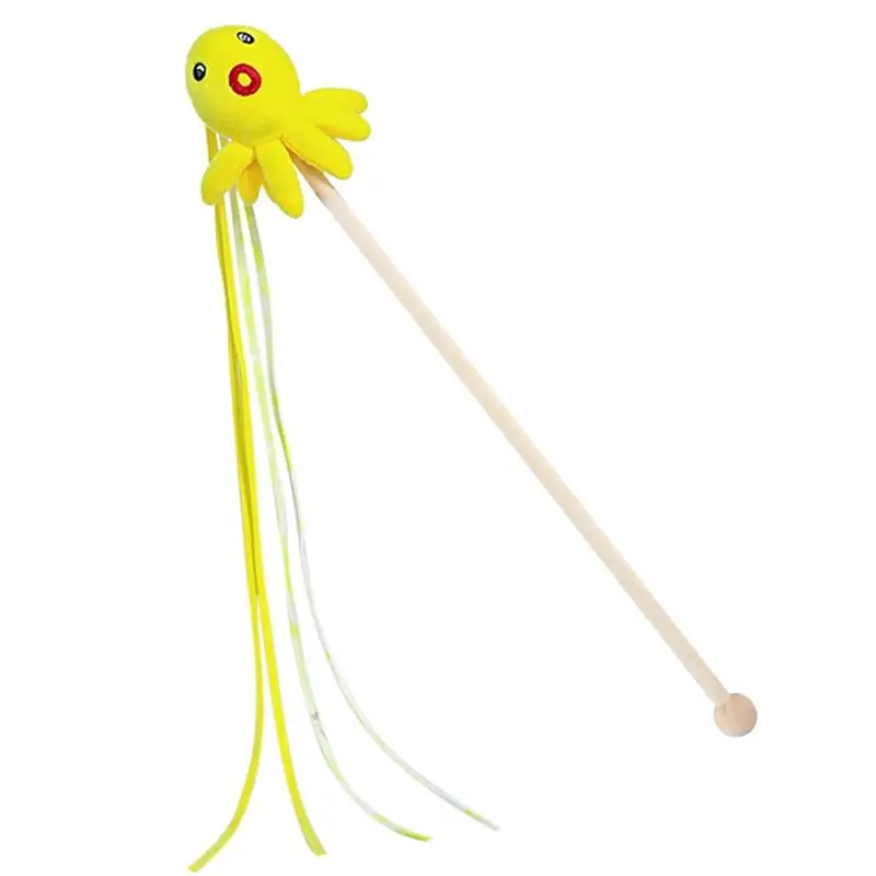 

Плюшевая игрушка для кошек, Интерактивная игрушка для кошачьей мяты, палочка для котят, игрушка-Осьминог для кошек, интерактивные товары дл...