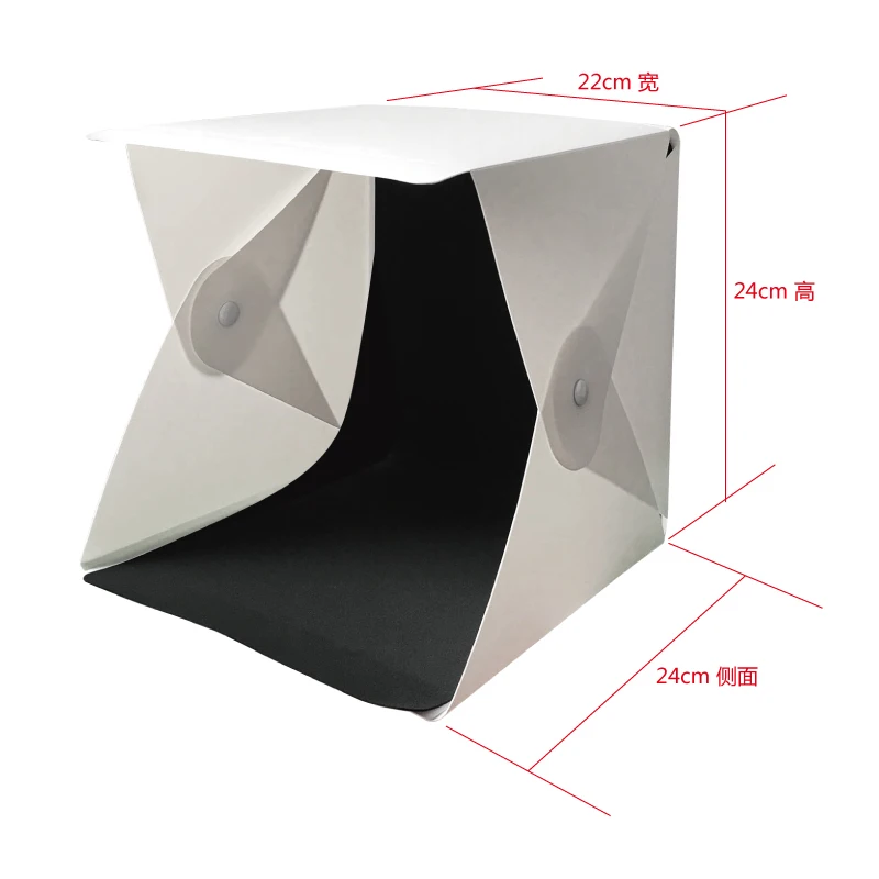 Два цвета двойной светодиодный складной портативный фото видео бокс освещение