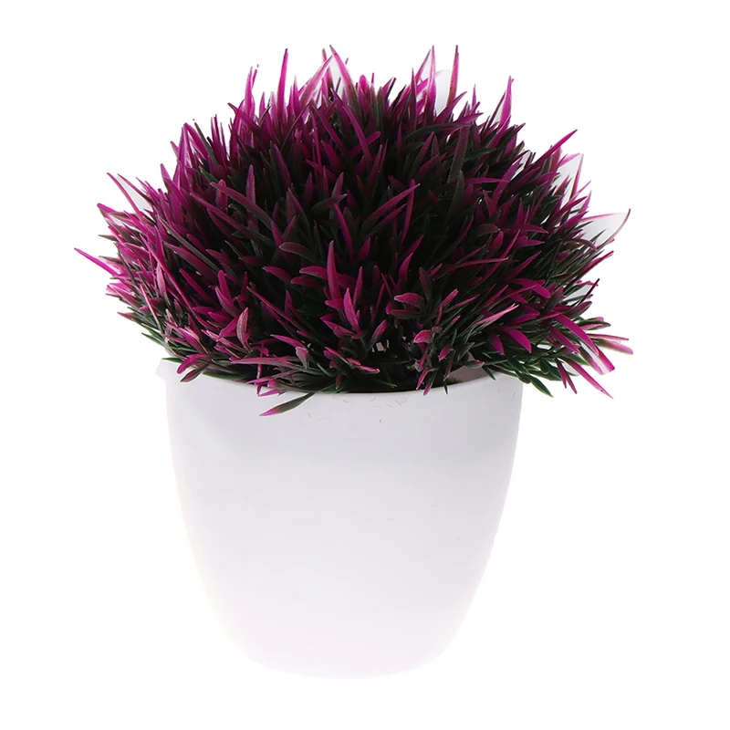 Искусственные растения бонсай маленькое дерево горшок искусственные цветы в