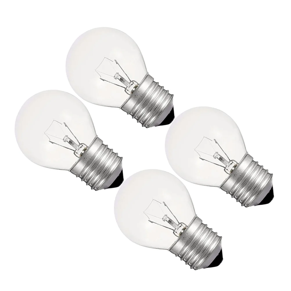 

4pcs Filament Bulb Light Bulb Glass Incandescent Bulbs E27 Tungsten Filament Lights