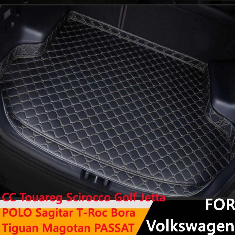 

Коврик для багажника автомобиля Sinjayer для Volkswagen CC, Touareg, Scirocco, Golf, POLO, Sagitar, T-Roc, Tiguan, Bora, Magotan, PASSAT Jetta