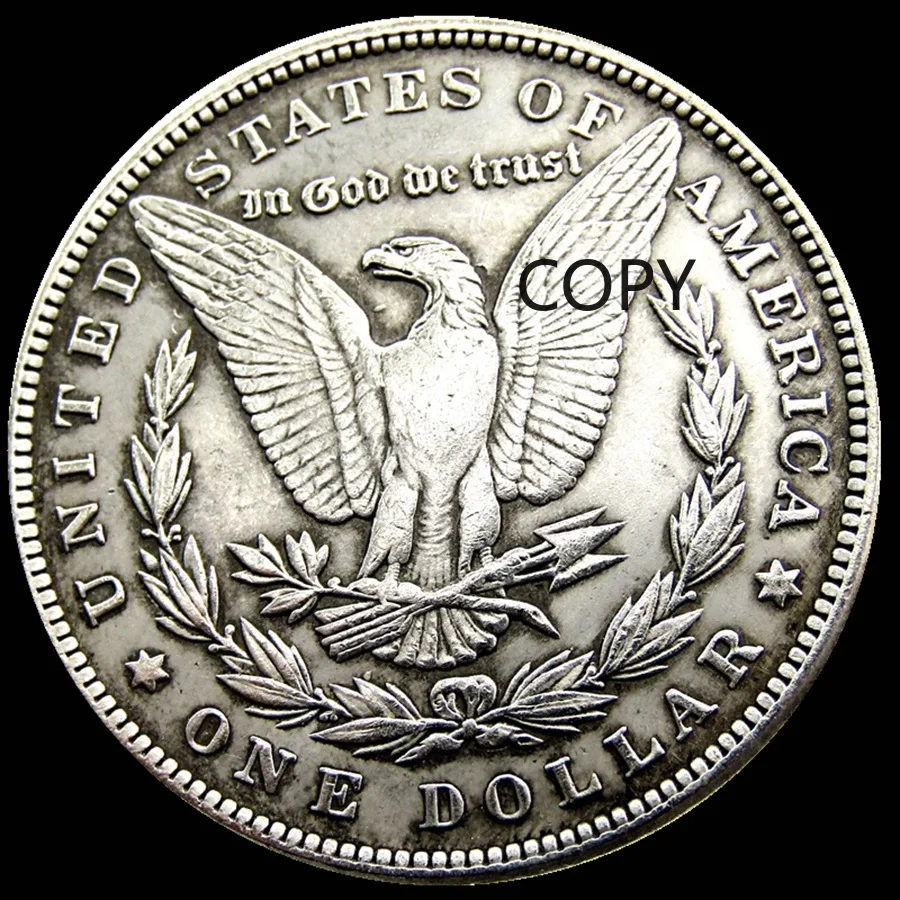 

1893 Morgan Dollar Collection Copy Hobo Nickel Six-Shooter Collectible Gift Antique Imitation Commemorative Coin