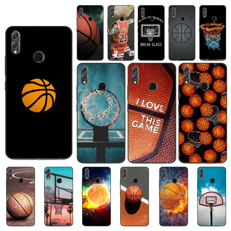 

FHNBLJ Basketball basket DIY Luxury Phone Case for Huawei P20 30 Lite Honor 8A 8X 10 10Lite 10i 20i 7C Y5 Y6