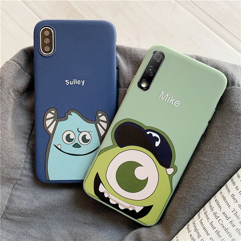 TRISEOLY милый мультфильм Салли Bigeye чехол в виде животного для huawei Honor 9X 8X MAX 7X 8A 8C 8 910 20