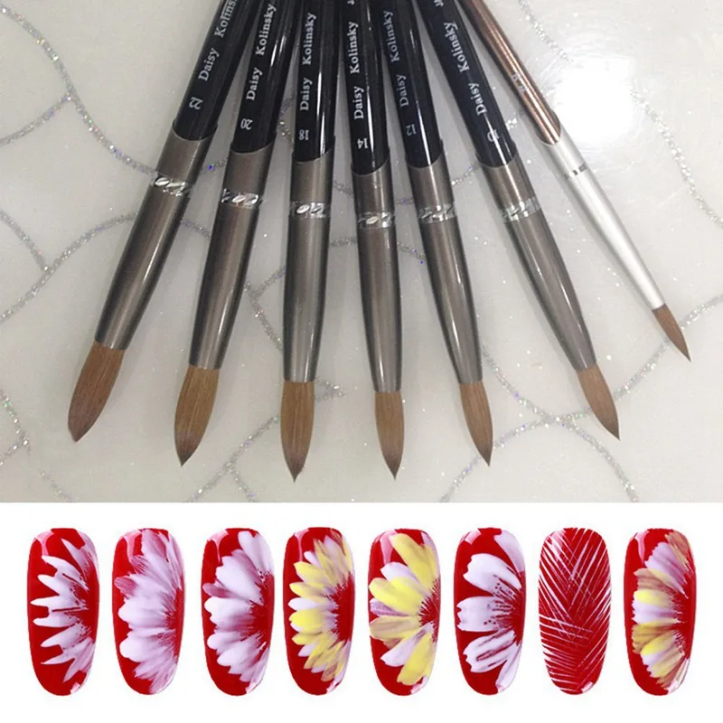 1 шт. профессиональная маникюрная УФ Гелевая Ручка Акриловая кисть для рисования