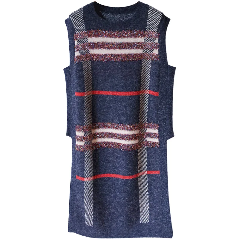 Высококачественное платье свитер женская одежда 2019 Новое модное вязаное