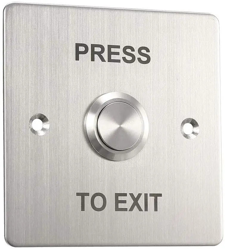 Door Exit Button Release Push Switch Stainless Steel Alloy with for Home Access Control Lock System control |