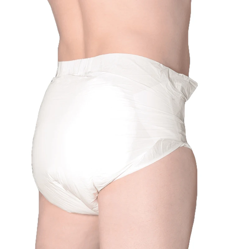 ABDL взрослые подгузники чисто белые подростковые старые DDLG простые Большие 8 шт. |