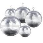 Стеклянный зеркальный диско-шар Thrisdar DIA25 см, 30 см, для домашней вечеринки, KTV, бара, магазина, Праздничный Рождественский светоотражающий диско-шар