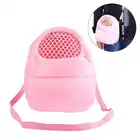 Маленькая переноска для домашних животных, клетка для кролика, хомяка, теплые дорожные сумки для шиншиллы, сумка для переноски морской свинки, дышащая клетка для домашних животных, поводок для крысы