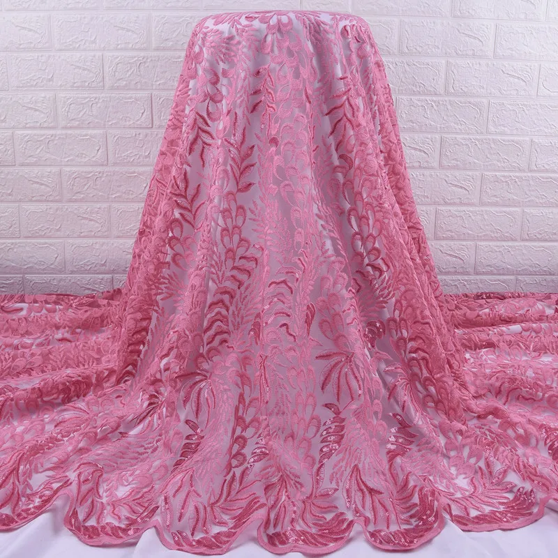 Чистый белый Нигерийский Африканский кружевной ткани Французский Tullee высокого