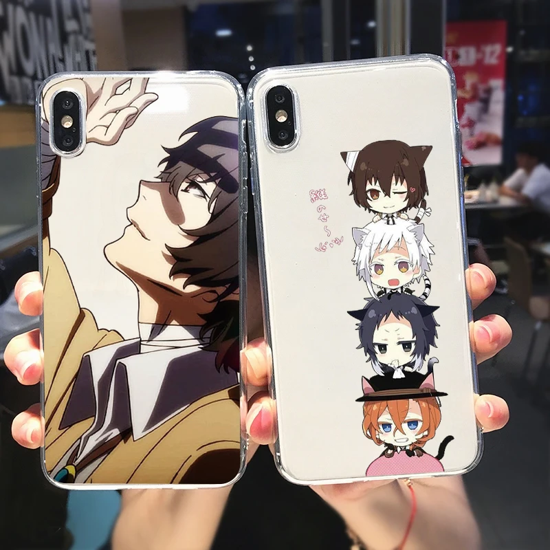 Аниме Bungou Stray Dogs Dazai Osamu чехол для Xiaomi Redmi Mi Note 8 T 9 9S 9C 10 S 10T 11 7 6 5 Lite Pro Max Poco F3 X3 NFC Capa -