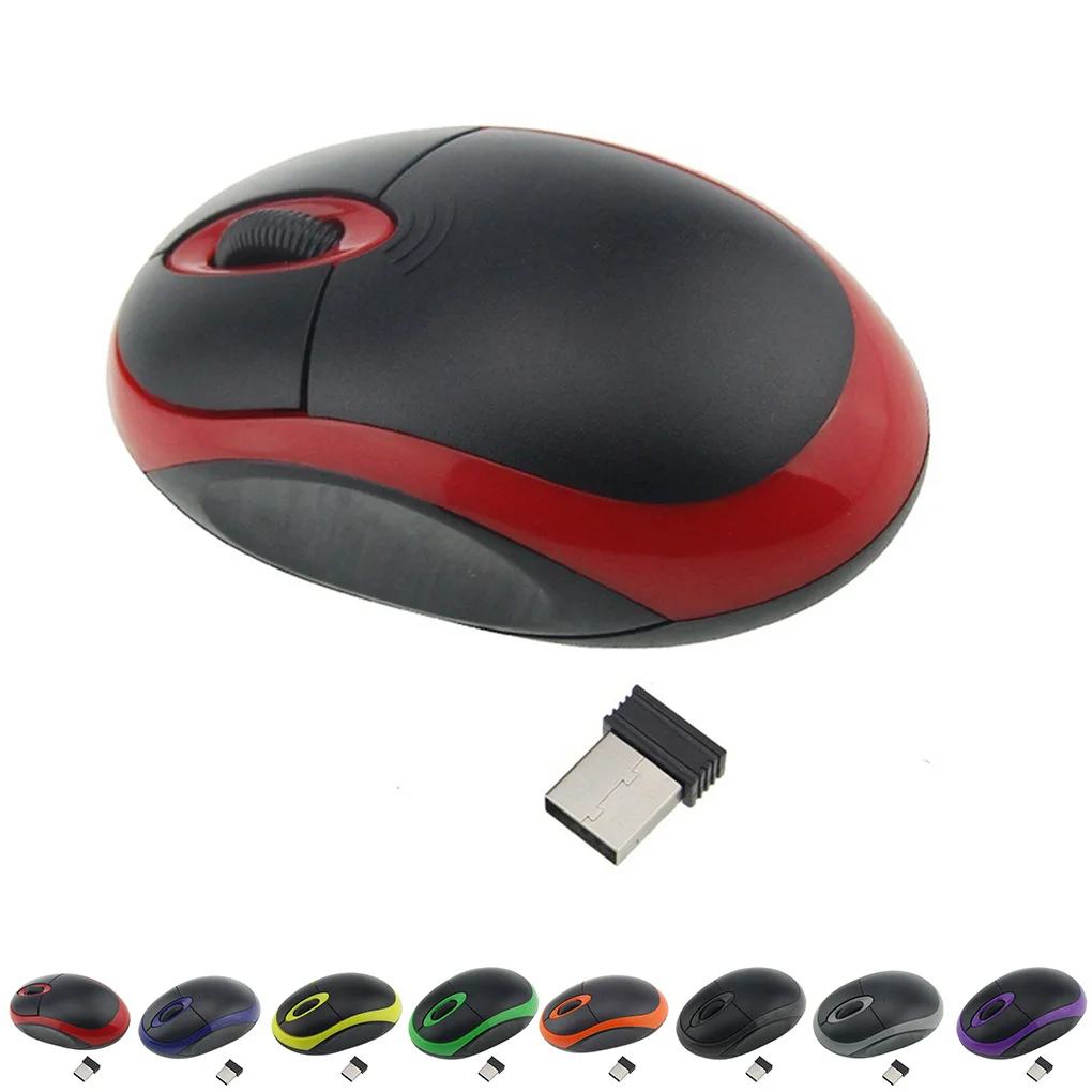 2.4G Colorful Wireless Mouse Mini Cordless Optical Mice Office Wireless Computer PC Laptop Mouse