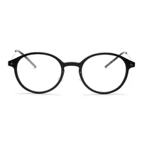 handmade eyeglasses lightweight titanium unisex retro round glasses frame men denmark brand eyewear myopia optical lenses 6527