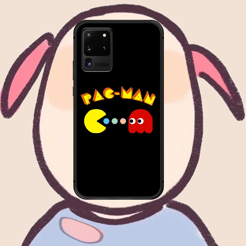 

Game Arcade Pac-man Phone Case Cover Hull For Samsung Galaxy S 7 8 9 10 e 20 FE edge uitra plus Note 9 10 20 black Prime