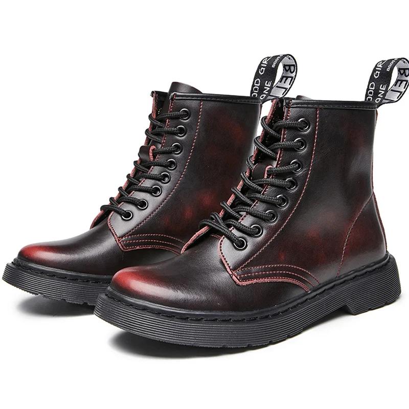 

Women Boots Soft Leather Shoes Woman White Ankle Boots Motorcycle Boots Female Autumn Winter Shoes Punk Botas Mujer 2021 Spring