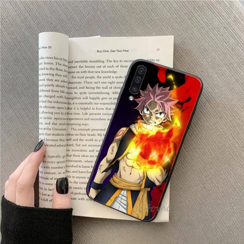

anime fairy tail Cartoon boy Phone Case For Samsung galaxy S note 7 8 9 10 20 fe edge A 6 10 20 30 50 51 70 lite plus Soft
