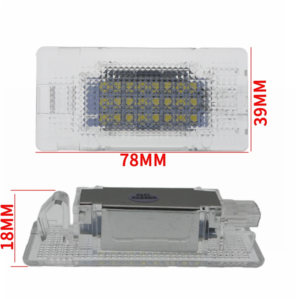 1Pcs 24Led Footwell Luggage Trunk Light Glove Box Lamp For BMW E36 E46 E38 E39 E91 E92 F10 F01 F02 E60 E61 E65 E66 E82 E88 E90 - купить по