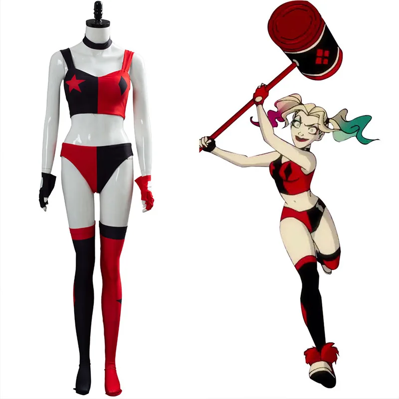 Женский костюм для косплея Harley Quinn |