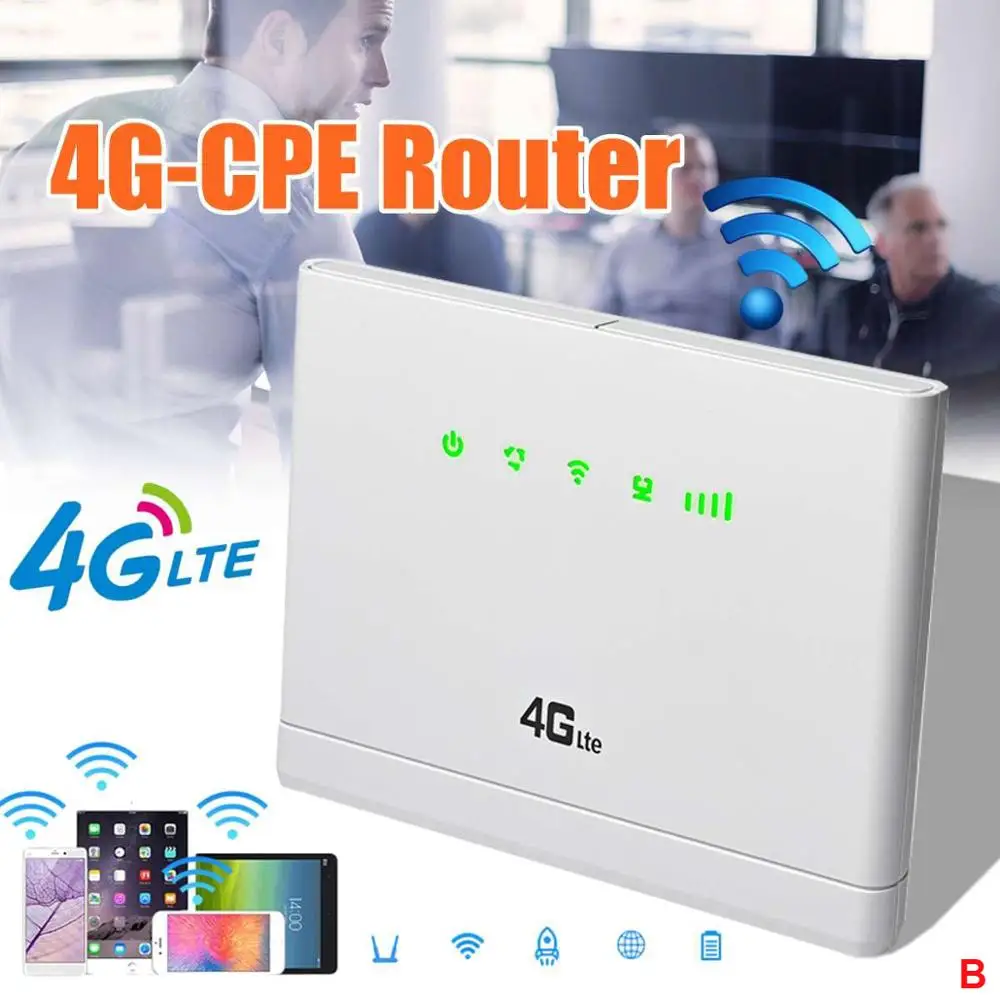 Wi-Fi-модем lte 3G 4G с Sim-картой порты WAN/LAN RJ45 CAT4 CPE903 мобильная широкополосная Wi-Fi-точка