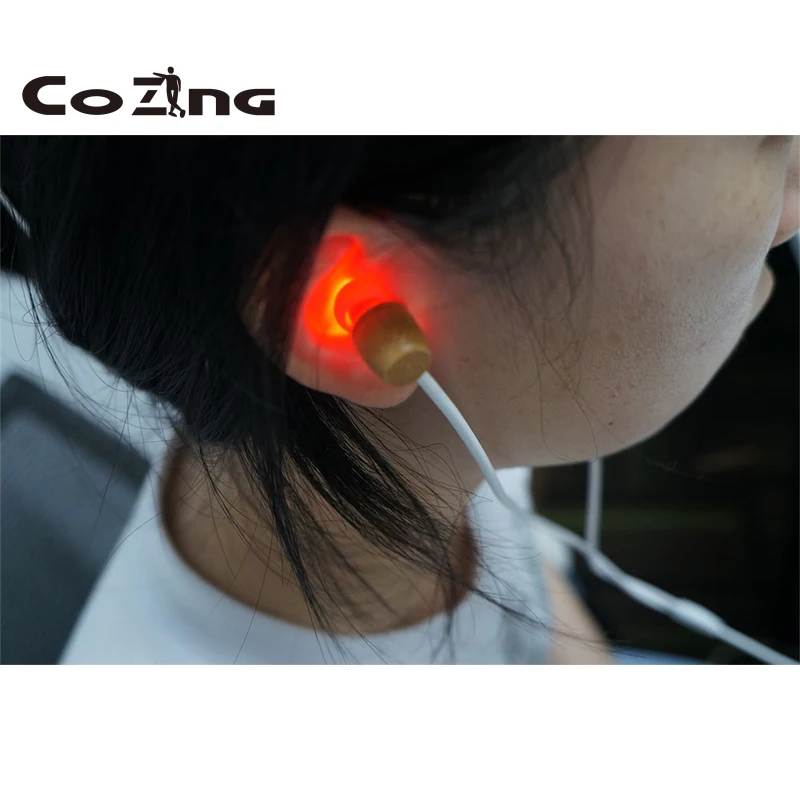 LLLT COZING Device For Tinnitus And Hearing Problem 650nm COZING Physiotherapy Equipment Tinnitus Rehabilitation