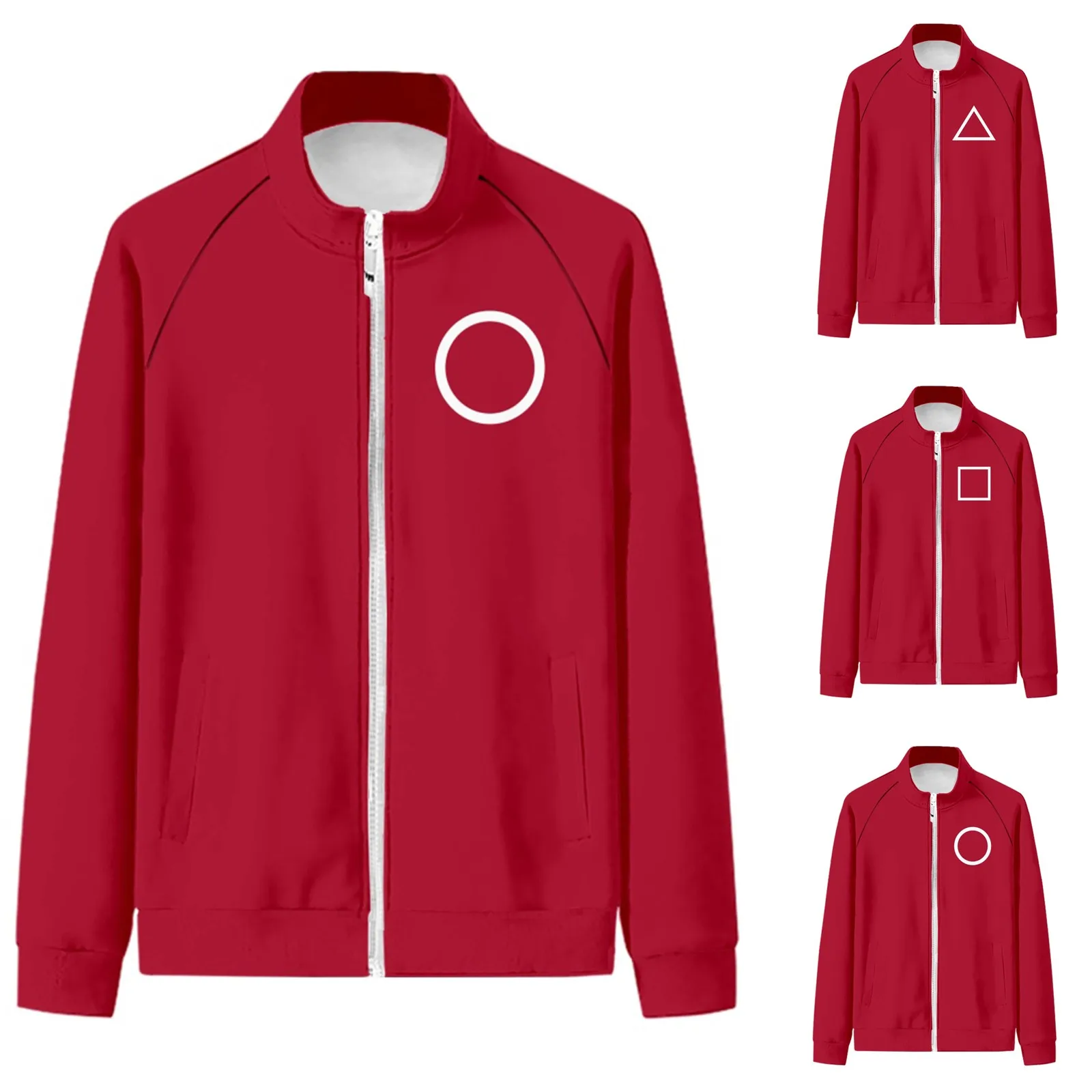 

Squid Game Li Zhengjae Sportswear Cosplay Costume Pants Loose Comfortable Sports Leisure Pant Adult Autumn Cotton Jacket