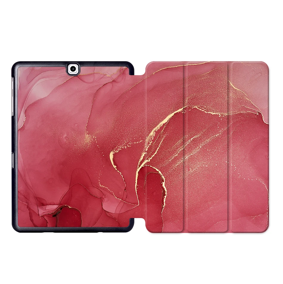 SS03 MTT мрамор из искусственной кожи чехол для samsung Galaxy Tab S2 9,7 ''SM-T810 T815 T813 T819 Флип Стенд Смарт чехол для планшета Авто Режим сна/пробуждения - Цвет: SS03
