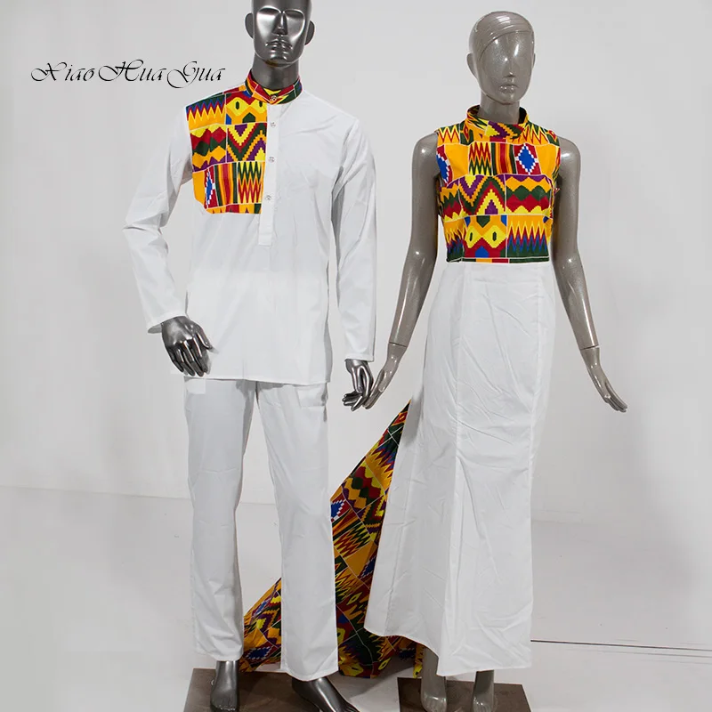 Африканские платья для пар африканские женщин и мужчин danshiki африканская одежда