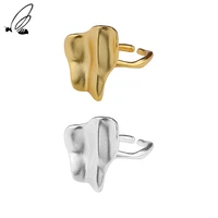 ssteel 925 sterling silver personality arc irregular opening female ring for women minimalist wedding 2021 trend fine jewelry